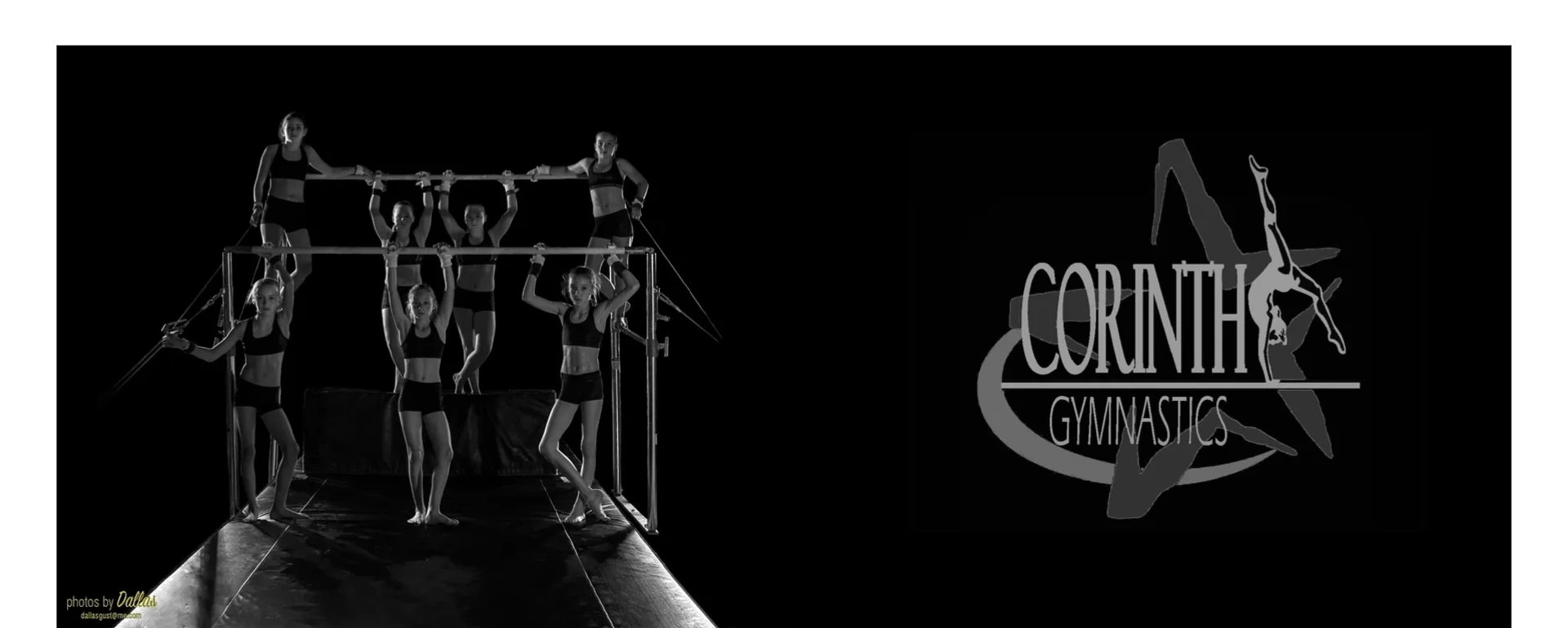 Corinth Gymnastics gymnasts on bars